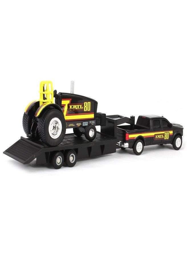 ERTL 1/64 80th Anniversary Pulling Tractor with Pickup Truck & Trailer 16516 - Image 4